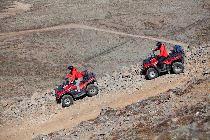 1 Hour ATV Quad Tour : Pick up from Reykjavik (2 persons per ATV) - From Lambhagavegur meeting point to Reykjavik Peak views