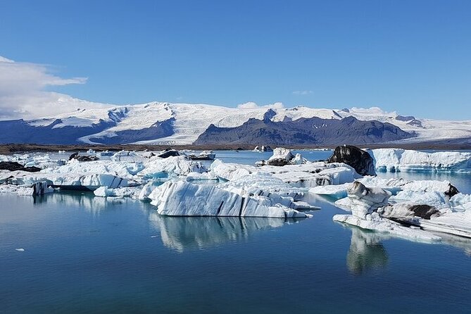 2-Day Blue Ice Cave, Glacier Lagoon and South Coast - Small Group - Day 1 on the Route 1 Showreel: Waterfalls, Glacier, Black Sand