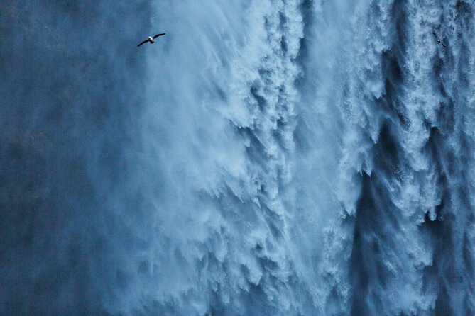 2-Day South Coast Waterfalls, Jokulsarlon Glacier Lagoon and Hike from Reykjavik - Fellsfjara: black sand with ice fragments, right by the Atlantic