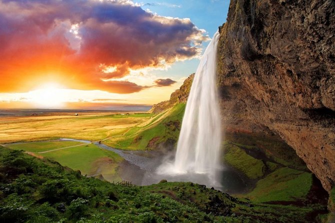 8 Day Magical Iceland with Reykjavik | Blue Lagoon | Lava Tunnel | Whale... - South Coast focus: Skógarfoss, Seljalandsfoss, Vík, and the drive toward ice