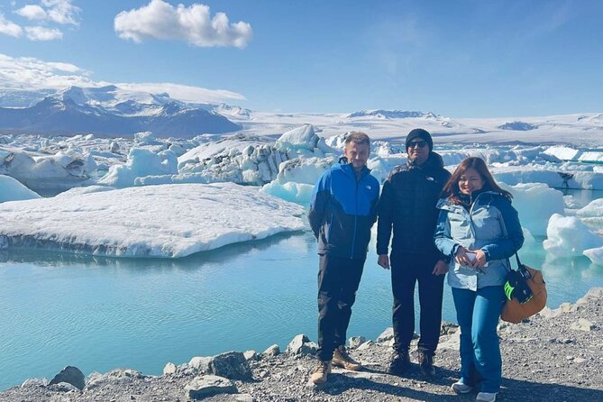 Diamond Beach & Jökulsárlón Floating Glacier Guided Day Tour - Diamond Beach: black sand, ice diamonds, and the best contrast