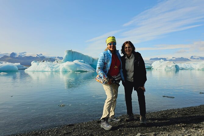 Diamond Beach & Jökulsárlón Floating Glacier Guided Day Tour - Jökulsárlón Glacier Lagoon: the boat-tour magic and guide support