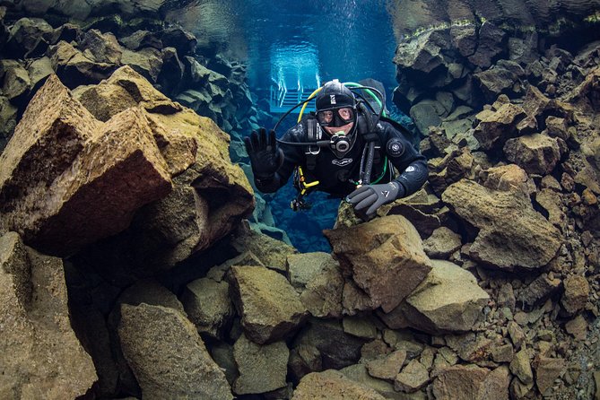 Dive the Divide: Silfra Fissure Scuba Tour | Reykjavik Pickup - The Silfra route through Deep Crack, Hall, Cathedral, and Lagoon