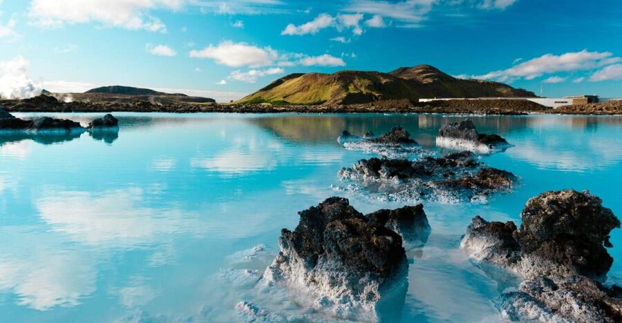 From Reykjavik: Blue Lagoon Entry with Round-Trip Transfers - Check-in at the lava corridor, and the wristband system