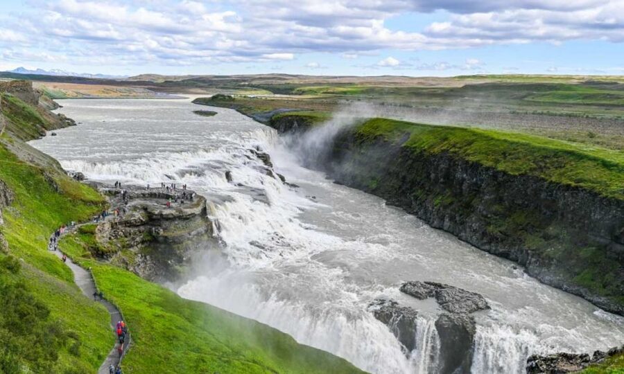 From Reykjavik: Full Day Whale Watching & Golden Circle Tour - Whale watching from Faxafloa Bay, where food brings the show