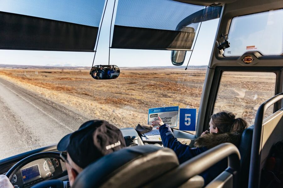 From Reykjavik: Golden Circle and Glacier Snowmobiling - The Drive to Langjökull and the Glacier Truck Moment