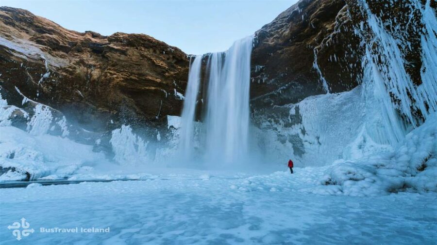 From Reykjavík: Katla Ice Cave and South Coast Tour - Seljalandsfoss, walking behind the falls