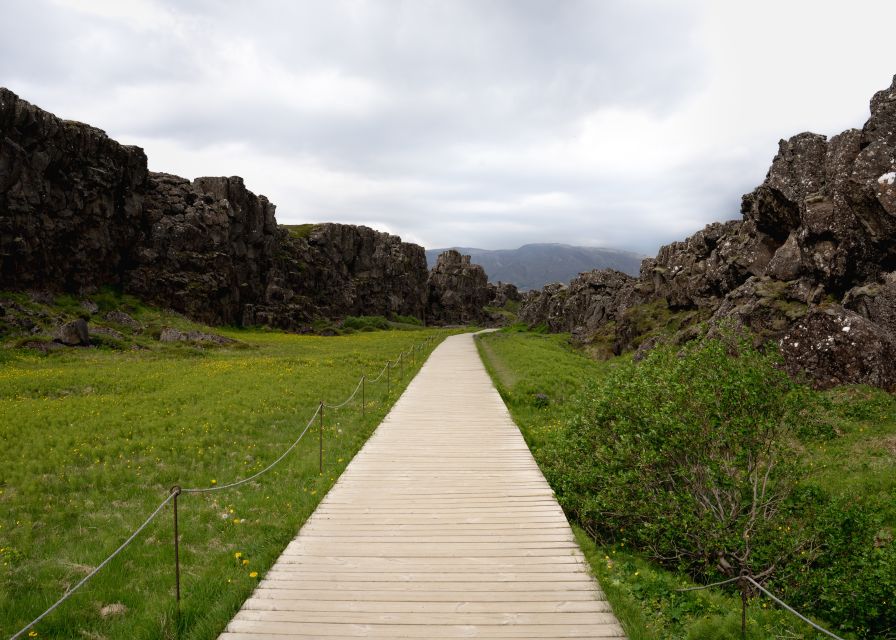 From Reykjavik: Private Golden Circle Iceland Day Tour - Kerið volcanic crater: red slopes, blue lake, and easy photo wins