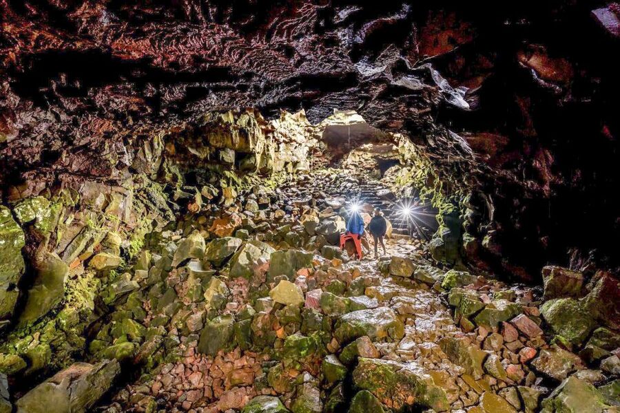 From Reykjavik: Raufarhólshellir Lava Tunnel by Bus - Your cave kit: helmet, flashlight, and grip-first footwear