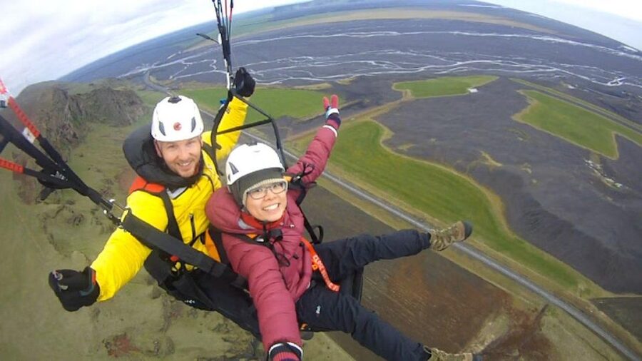 From Reykjavík: Tandem Paragliding & South Iceland Day Tour - Skógafoss, 30 minutes that can go two ways