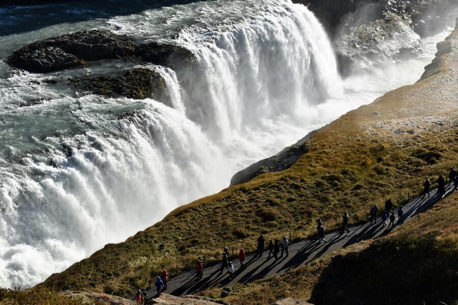 Golden Circle & Blue Lagoon(Premium Entrance) - PRIVATE TOUR - Gullfoss waterfall: seeing why Iceland is famous for power