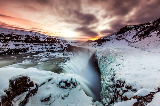 Golden Circle, Fridheimar Farm & Horses Small Group Tour from Reykjavik - Gullfoss: two tiers of power you feel in your chest