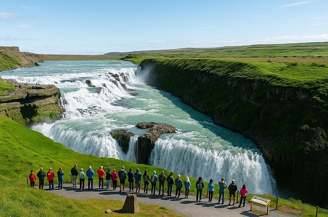 Golden Circle Private Tour From Reykjavik - Stop 3: Gullfoss Waterfall, quick misty viewpoint time