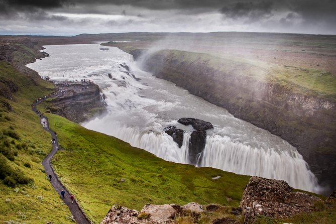 Golden Circle & Secret Lagoon Small-Group Day Tour from Reykjavik - Gullfoss: two-tier waterfall power and mist management