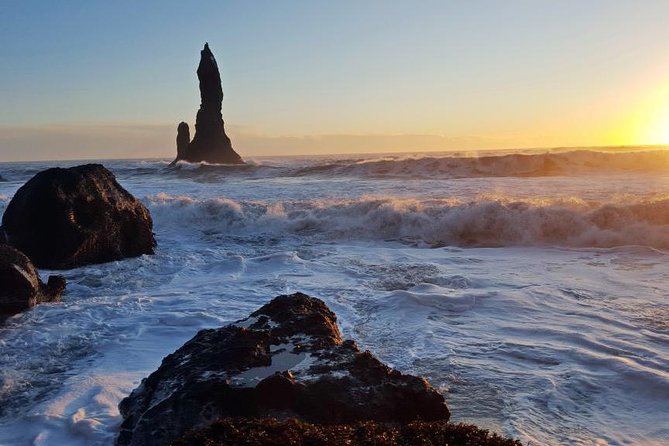 Golden Circle & South Coast. Private Day Tour - Seljalandsfoss behind the waterfall, then Skogafoss rainbows