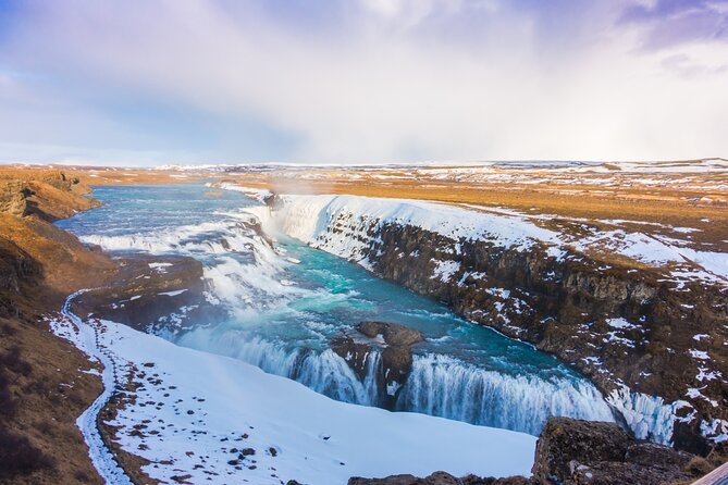 Golden Circle Tour from Reykjavík Þingvellir Geysir & Gullfoss - Stop 2: Brúarfoss Waterfall and the Bright Blue Stream