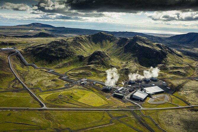 Helicopter tour from Reykjavik: Hengill Area with at site landing - From Ace FBO to the Hellisheiði Plateau: The First Views Hit Fast