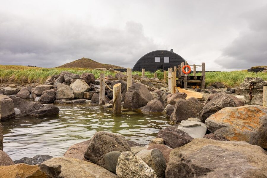 Hvammsvik Hot Springs: Admission Package - The pool circuit: seven temperatures and a steam room