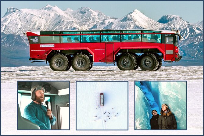 Ice Cave and Glacier Tour in Glacier Monster Truck from Gullfoss - Meet at Gullfoss first, then head for the Highlands