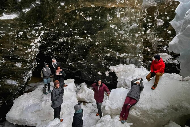 Ice Cave and Glacier Tour in Glacier Monster Truck from Gullfoss - Langjökull ice cave: crampons on, camera ready