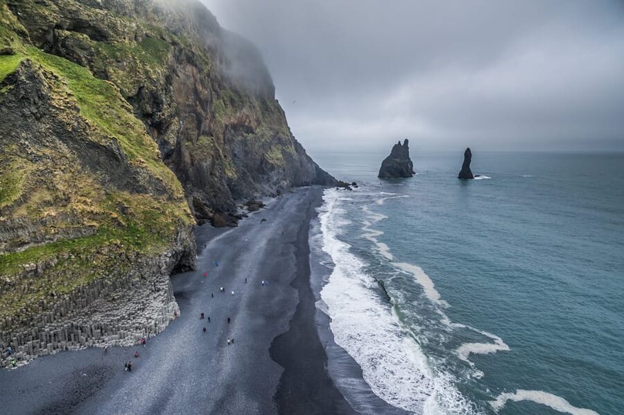 Iceland 3-Day Tour Golden Circle, Glacier Lagoon, & Ice Cave - Day Two: Reynisfjara black sand, Vik’s coast, then Jokulsarlon icebergs and Diamond Beach
