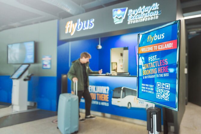 Iceland Airport Transfer from Reykjavík Hotels to KEF Airport - On the Road to Keflavik: Comfort, Wi-Fi, and the Views