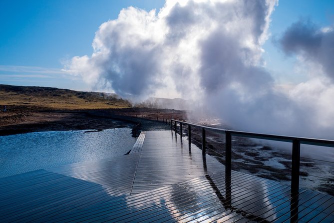 Iceland's Gunnuhver: Fire Land Private Tour by car - Brimketill lava rock pool and Seltún’s colorful geothermal puddle