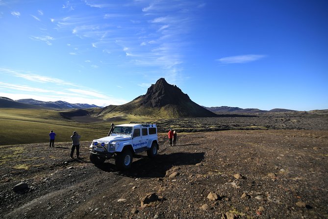 Landmannalaugar and Hekla Volcano Day Trip by Superjeep from Reykjavik - Hjálparfoss waterfall: a final nature hit before the return drive