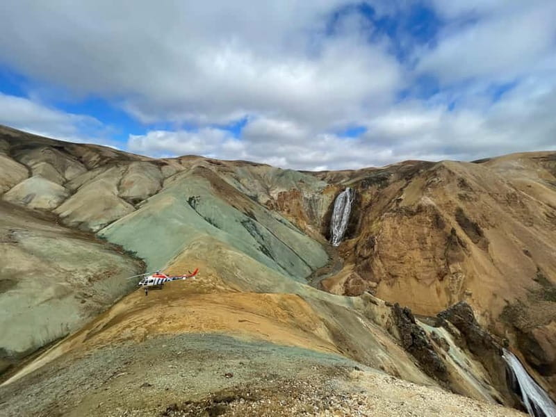 Landmannalaugar: Helicopter tour with 3 Landings - Fjallabak Nature Reserve: the aerial connector