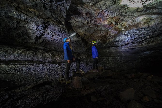 Lava Tunnel Caving & Snorkeling in Silfra with Transfer | Free Photos - Leidarendi lava tube caving: helmets, torches, and tight spaces
