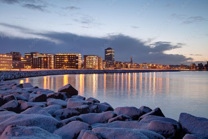 Layover or weekend tour ? - do you want to get to know our city ? - Harpa Reykjavik Concert Hall, Harpan, with sea views on the way in