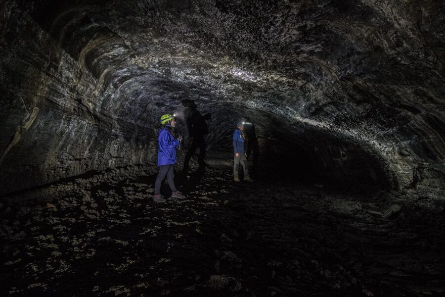 Leidarendi Cave: Lava Tunnel Caving from Reykjavik - Walking in Leiðarendi: the 150-meter approach you actually feel