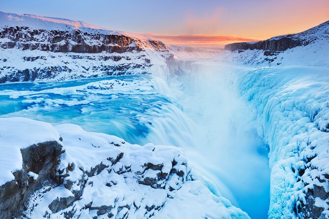Perlan Ice Cave Admission & Golden Circle Tour in Reykjavik - Golden Circle stop 2: Gullfoss waterfall and how the water gets there