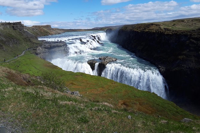 Private Golden Circle and Blue Lagoon Tour - Faxi (Vatnsleysufoss) waterfall: platform views or the guided walk down