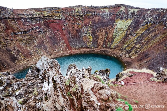 Private Golden Circle & Blue Lagoon Transfer (Up to 8 pax) - Stop 2: Kerid Crater and the Easy Walk Around the Lake