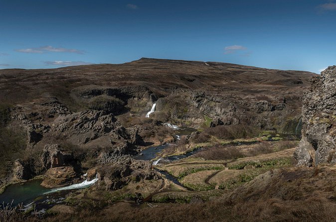 Private Hiking Tour: Vikings and Waterfalls Tour in Reykjavik - Gjáin: The Unexpected Oasis Moment in Black Sand and Lava