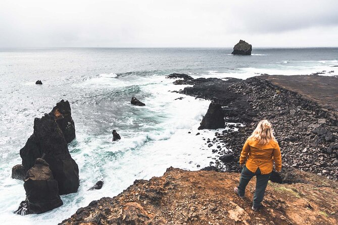 Private Reykjanes Peninsula, Lava Tunnel and Blue Lagoon - Gunnuhver hot springs roar and Reykjanesviti lighthouse drama
