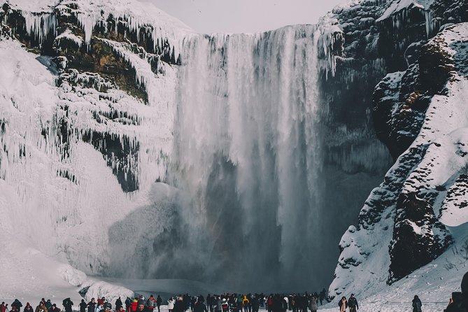 Private South Coast & Glacier Lagoon tour from Reykjavik - Skógafoss: plan for the climb, then enjoy the wide view