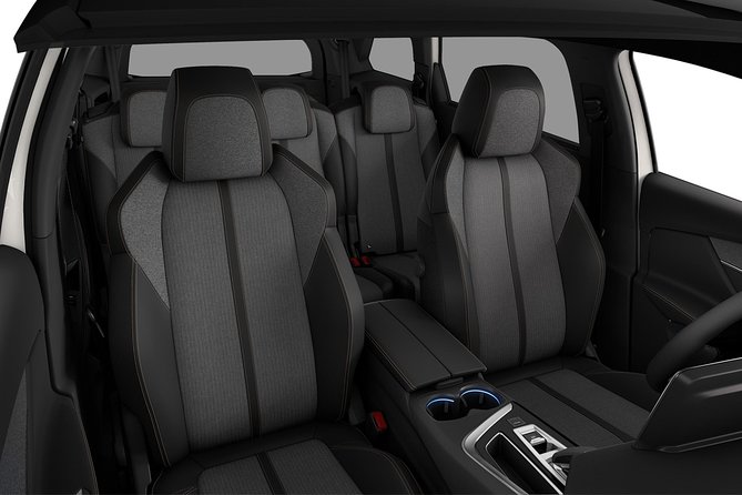 Private Transfer from Reykjavik Hotels to Keflavik Airport - The Peugeot 5008 setup: roomy ride, real luggage room