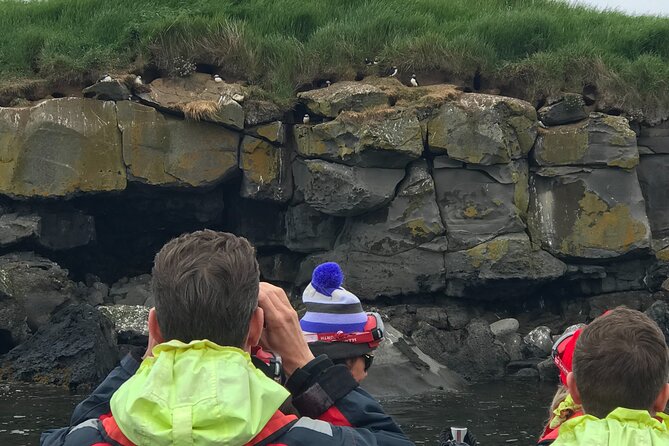 Puffin Watching Speedboat Express - Guide Style and Small-Group Comfort: Celia, Rebecca, Joe, and Patrickgin