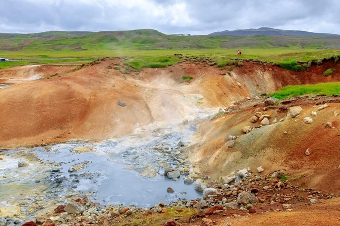 Reykjanes Peninsula Tour - Stop 2: Krýsuvík and Seltún geothermal area with boardwalk views over magma heat