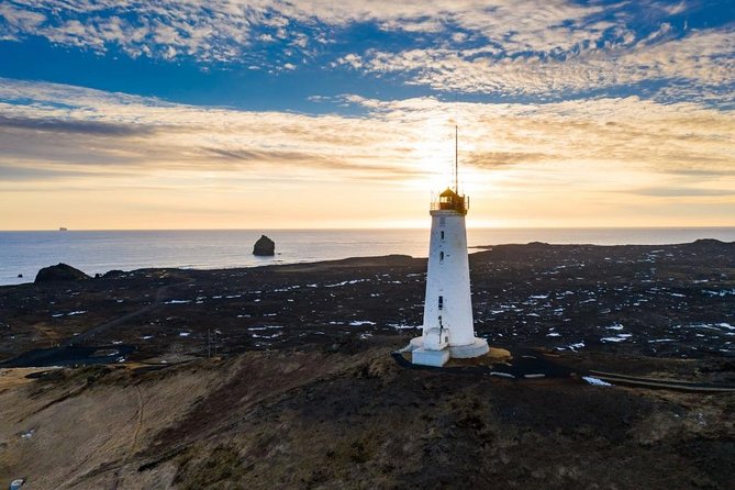Reykjanes Peninsula Tour - Stop 3: Reykjanes Lighthouse, built in 1878, damaged in 1905, rebuilt in 1929