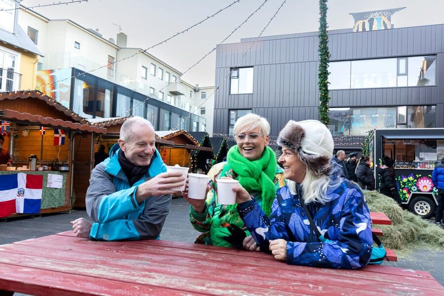 Reykjavik: Christmas Food Tour with Tastings and Drinks - Seeing Reykjavik’s Christmas Lights and Decorations