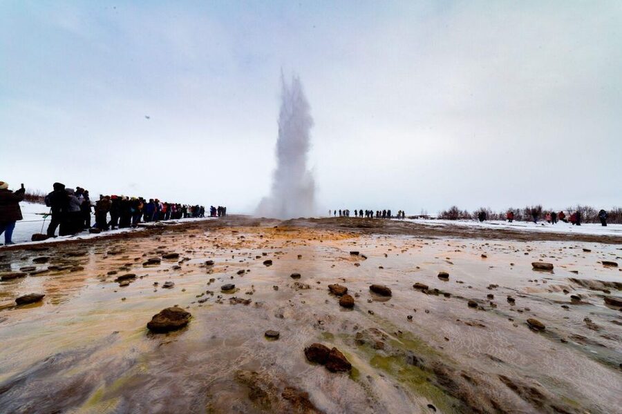 Reykjavík: Golden Circle Afternoon Tour - Kerid crater: the Eye of the World in red rock