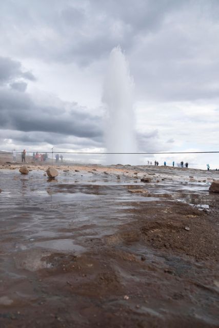 Reykjavík: Golden Circle, Blue Lagoon & Northern Lights Tour - Gullfoss and the Golden Circle flow: big water, clear viewing odds