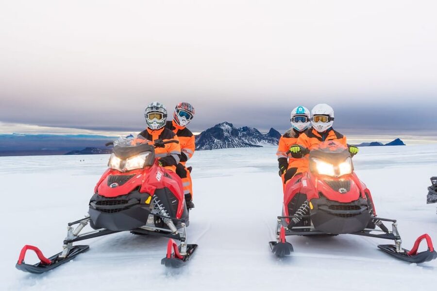 Reykjavík: Langjökull Glacier Snowmobile Tour with Ice Cave - Super Truck Ride and Glacier Views: Hofsjökull, Eiríksjökull, and Kerlingafjöll