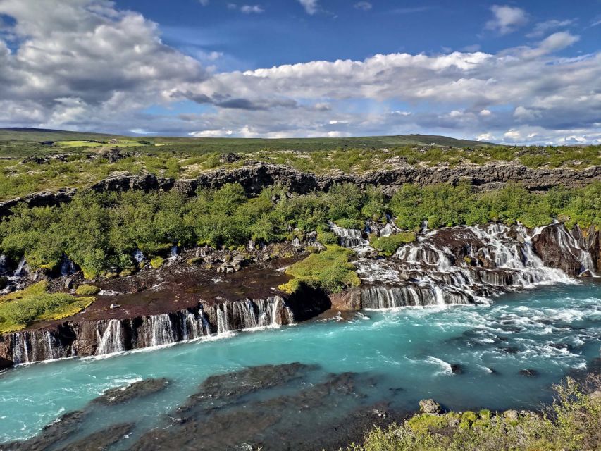 Reykjavik: Lava Cave, Hot Springs, Horses & Waterfalls Tour - Glanni Waterfall, plus the quiet charm of short stops