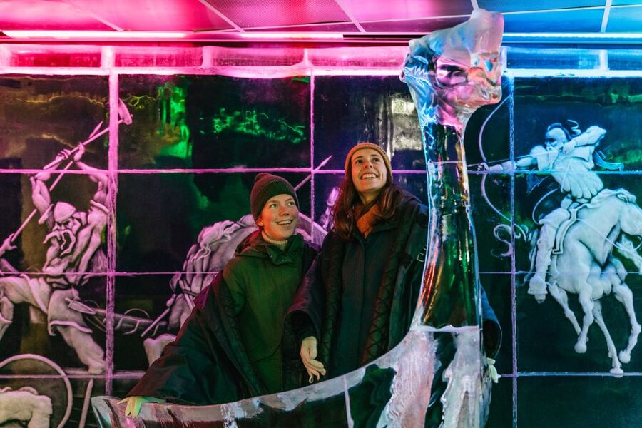 Reykjavik: Magic Ice Bar Entrance and Welcome Drink - The ambience: music, seating, and ice details that feel intentional