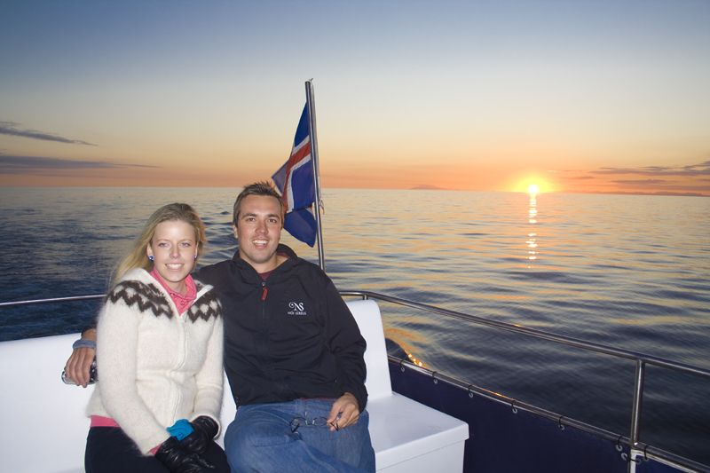 Reykjavik: Midnight Sun Whale Watching Tour - First stop: Elding ticket office, then the Whale Watching Center