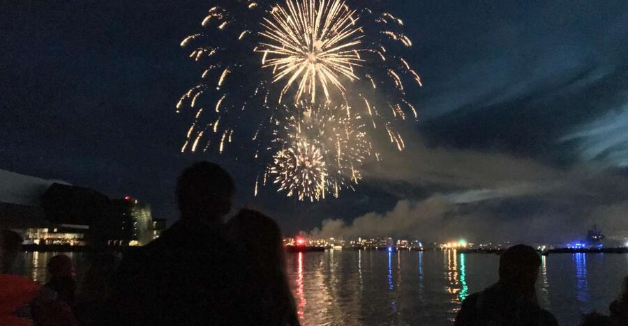Reykjavik: New Year's Eve Fireworks Cruise - The Boat Ride: Warm Overalls, Bar On Board, and Real Deck Time